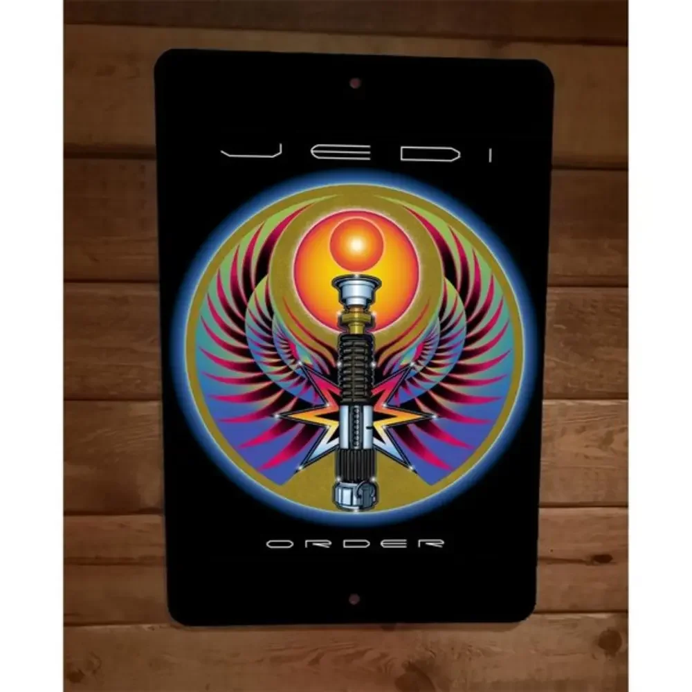 Jedi‎ Order Star Journey Wars Parody 8x12 Metal Wall Sign